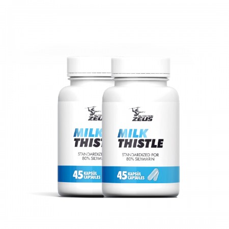 Milk Thistle -DEVEDİKENİ EKSTRESİ 60 Kapsül Zeus Nutrition x 2 ADET 